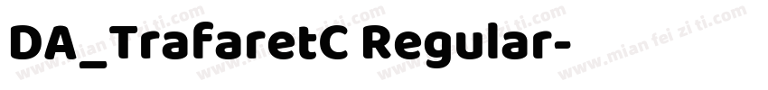 DA_TrafaretC Regular字体转换